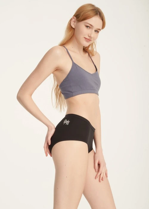 XXL 大人未滿．高腰三角內褲(罌栗粉-拼圖)