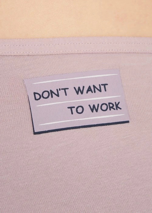 Forever Young．細邊中腰三角內褲（罌栗粉-不想工作）