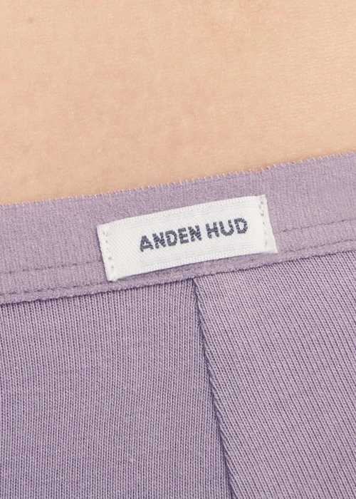 XXL 經典純色．高腰生理褲(薰粉紫)