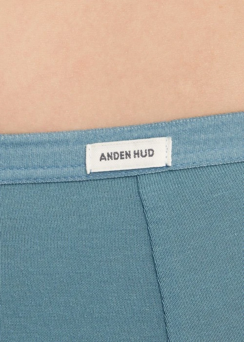 經典純色．高腰三角內褲（海霧藍）