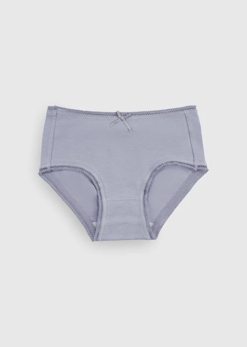 女童三入組_ 抗菌系列．球球緊帶三角內褲(森林魔法)