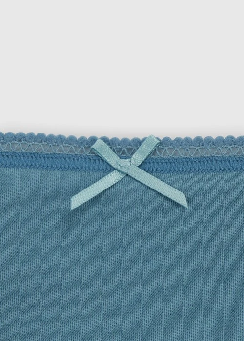 女童三入組_ 抗菌系列．球球緊帶三角內褲(森林魔法)