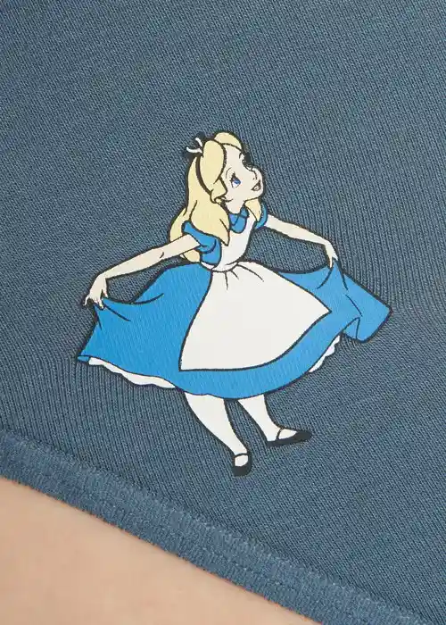 愛麗絲系列．中腰生理褲(石英紫-搞怪柴郡貓)