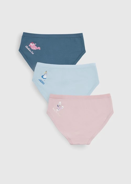 女童三入組_愛麗絲系列．緊帶三角內褲（愛麗絲）