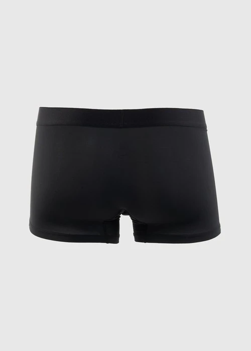 男款_吸濕排汗機能系列．短版變化平口內褲(黑-AH黑灰緊帶)