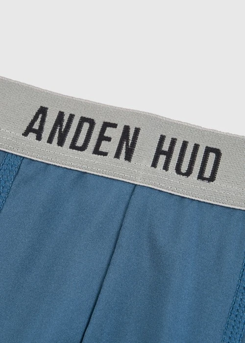 男款_吸濕排汗機能系列．短版變化平口內褲(黑-AH黑灰緊帶)