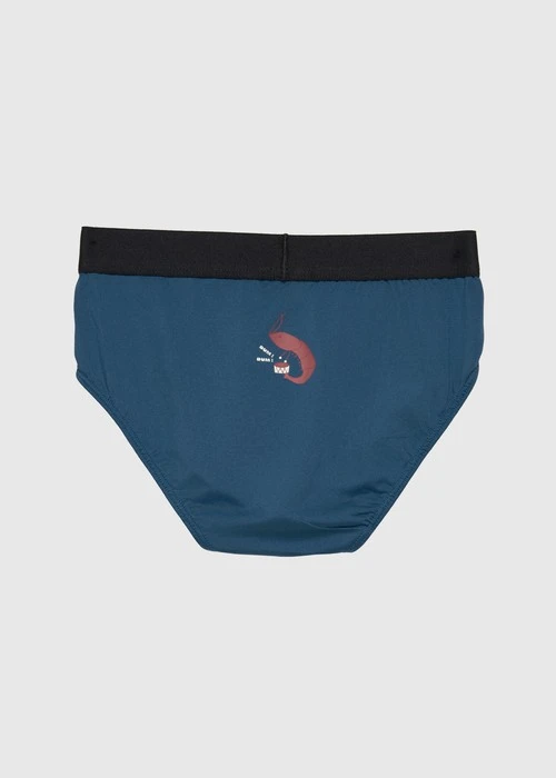 男童三入組_吸濕排汗機能系列．腰帶三角內褲(海洋音樂家)