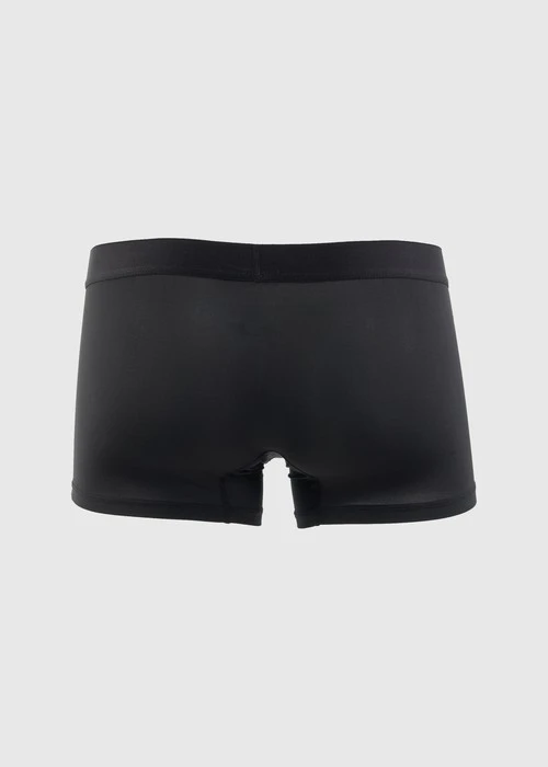 男款_吸濕排汗機能系列．短版腰帶平口內褲(深潛藍-海狗夾標)