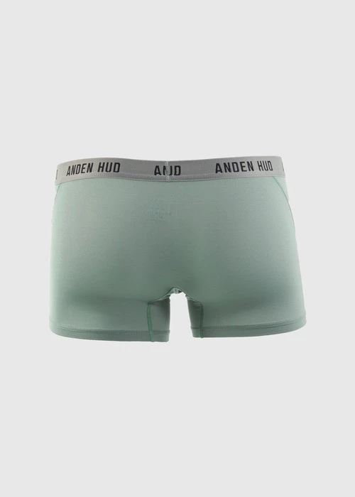 男款_吸濕排汗機能系列．短版變化平口內褲(黑-AH黑灰緊帶)