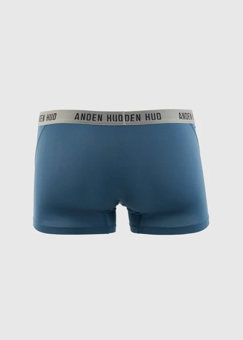 男款_吸濕排汗機能系列．短版變化平口內褲(黑-AH黑灰緊帶)