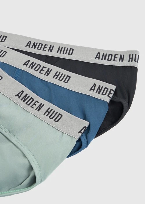 男款_吸濕排汗機能系列．腰帶三角內褲(深潛藍)