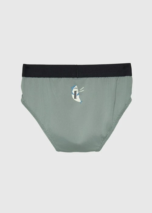 男童三入組_吸濕排汗機能系列．腰帶三角內褲(海洋音樂家)