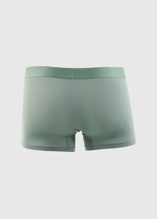 男款_吸濕排汗機能系列．短版腰帶平口內褲(灰霧綠-1970s)