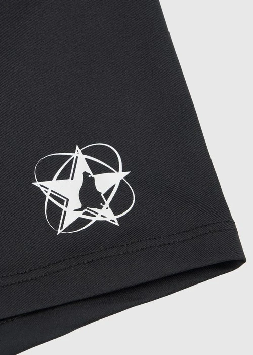 男款_吸濕排汗機能系列．短版變化平口內褲(黑-AH黑灰緊帶)