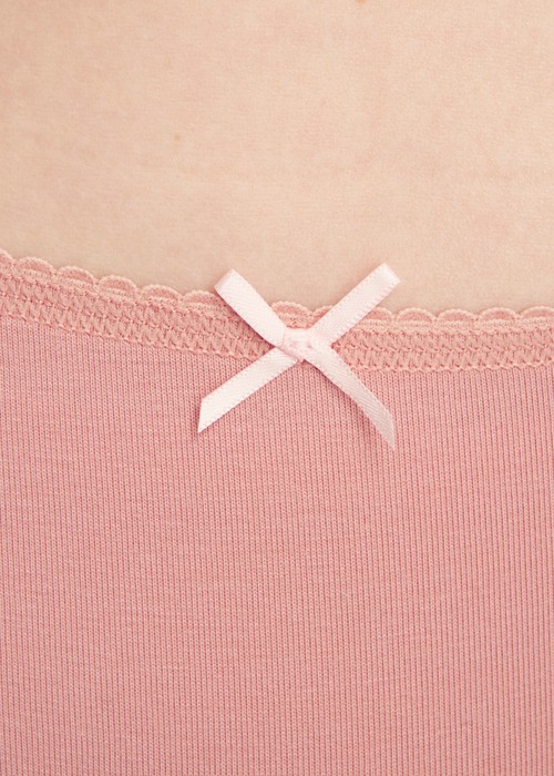 美樂蒂系列．花邊高腰三角內褲(泡泡粉-曬黑美樂蒂)