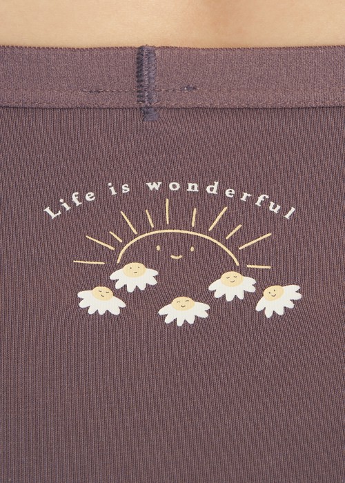 春日輕吻．中腰三角內褲(黛紫-治癒鈴蘭)