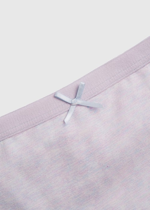 女童三入組_ 抗菌系列．緊帶三角內褲(療癒小雛菊)