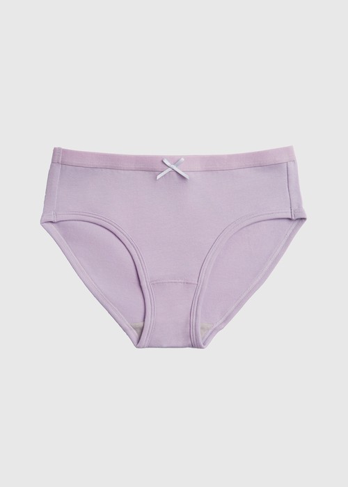 女童三入組_ 抗菌系列．緊帶三角內褲(療癒小雛菊)