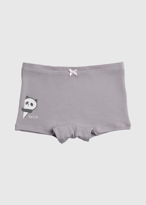 女童三入組_ 抗菌系列．舒適平口內褲(躲貓貓)