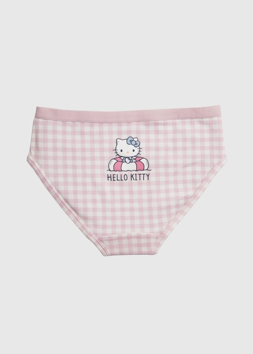 女童三入組_ Hello Kitty 系列．緊帶三角內褲(夏日Kitty)