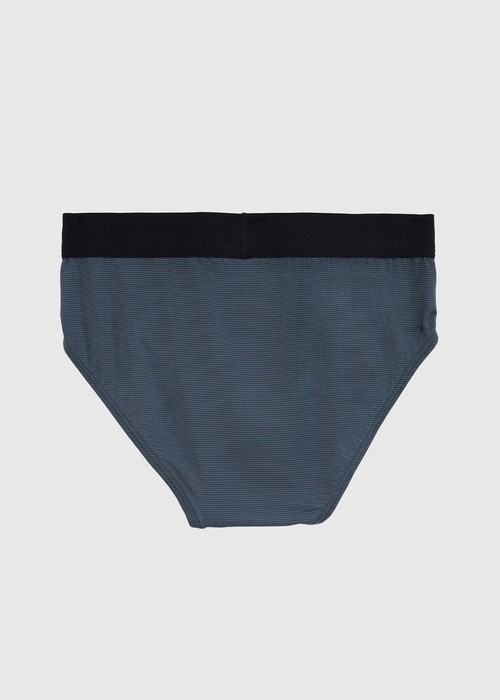 男童二入組_冰絲涼感機能系列．腰帶三角內褲(黑/冰川藍-黑緊帶)