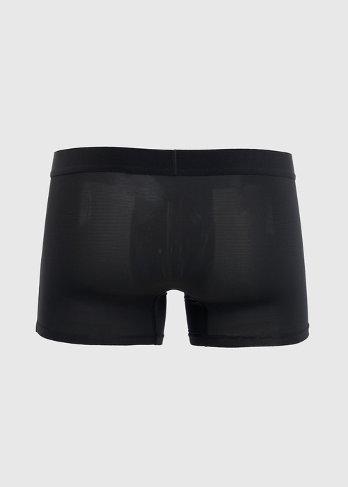 男款_冰絲涼感機能系列．短版腰帶平口內褲(冰川藍)