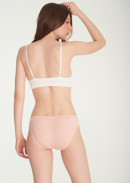 經典純色．花苞低腰三角內褲(花神紫)