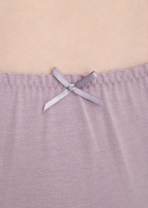 經典純色．花苞低腰三角內褲（花神紫）