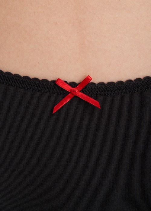 夏日呢喃．花邊中腰三角內褲(泡泡粉-笑臉)