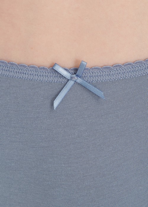 夏日呢喃．花邊中腰三角內褲(泡泡粉-笑臉)