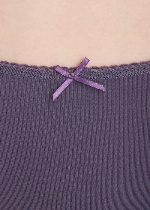 夏日呢喃．花邊中腰三角內褲(泡泡粉-笑臉)