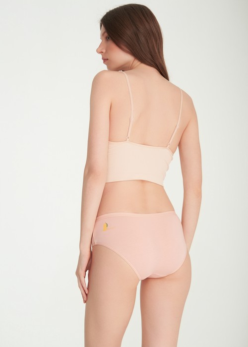 夏日呢喃．緊帶中腰三角內褲(鳶尾紫)