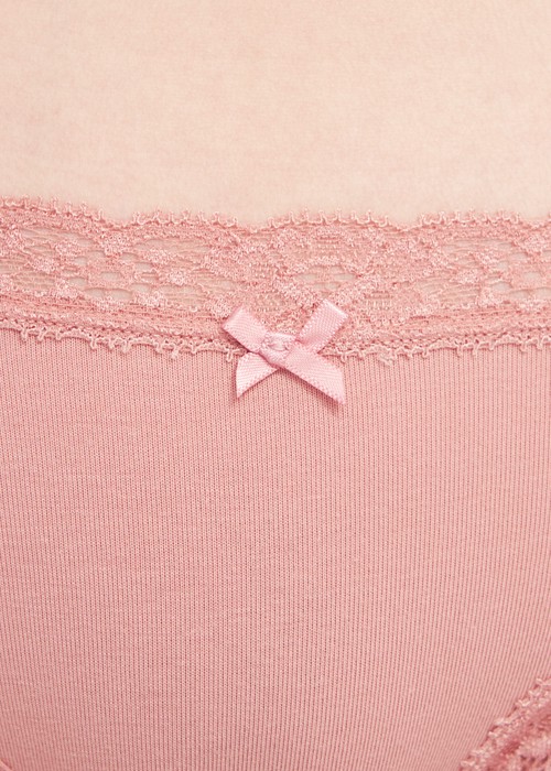 經典純色．織帶2/3包臀中腰三角內褲(黑)