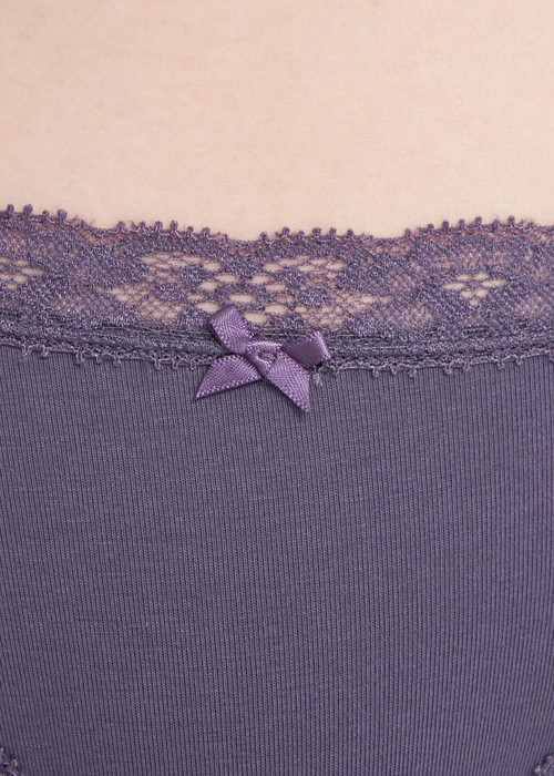 經典純色．織帶2/3包臀中腰三角內褲(黑)