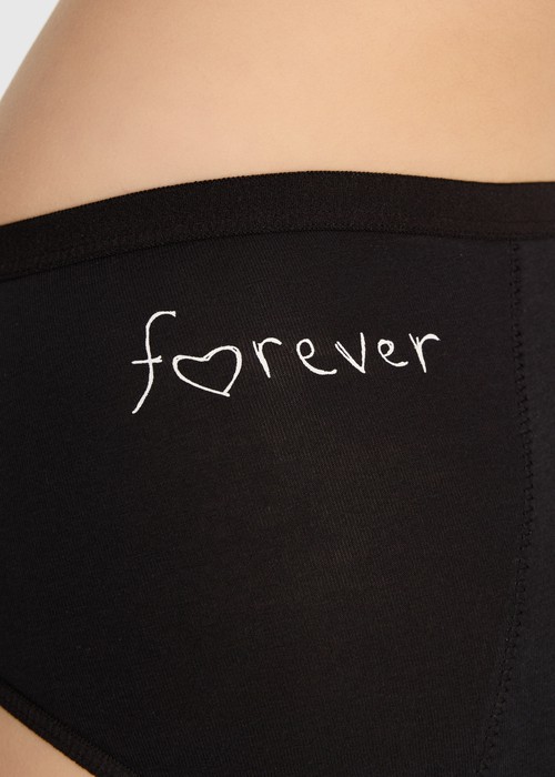 Forever Love．高腰生理褲（黑-Forever）