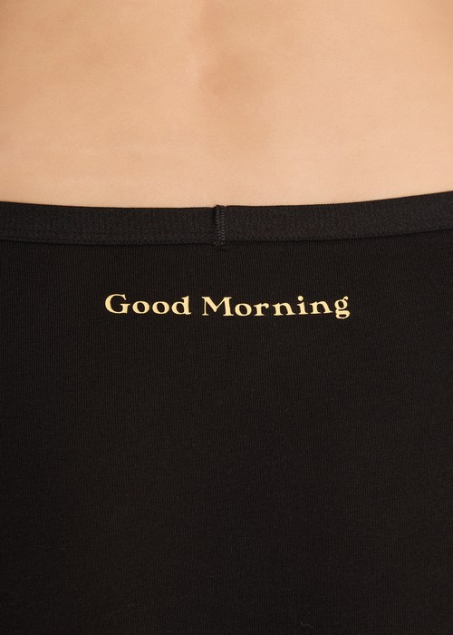 Sunday Morning．中腰三角內褲（黑-Morning）
