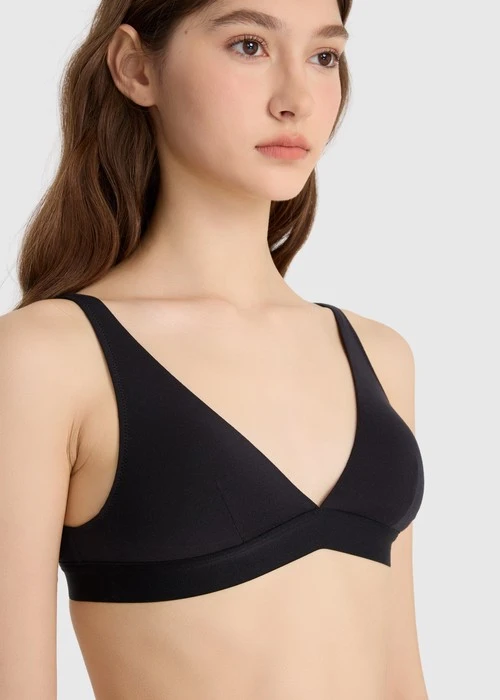 莫代爾系列．深V短版 Bra Top（黑）