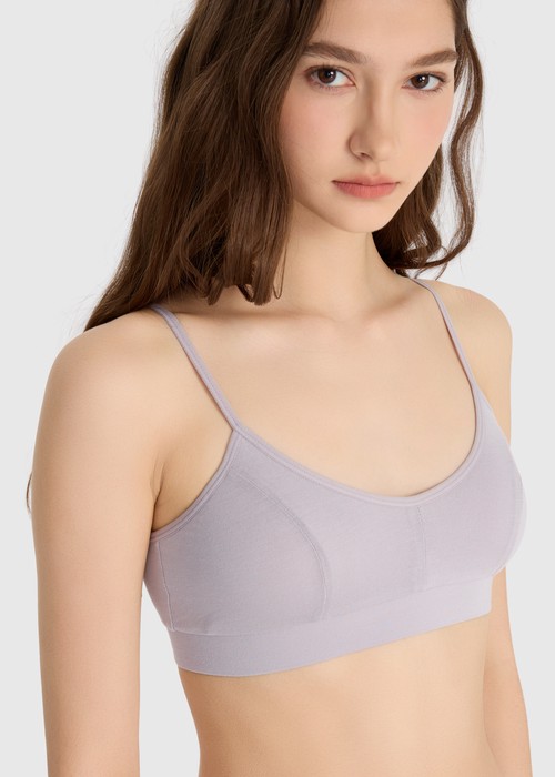 莫代爾系列．露背 Bra Top(霧柔紫)