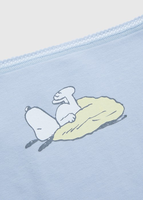 女童三入組_ 史努比系列．球球緊帶三角內褲(Sleep Well)