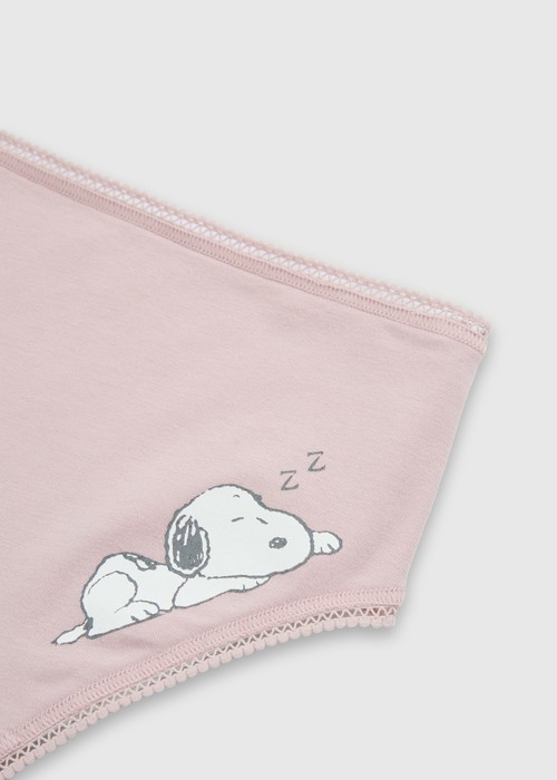 女童三入組_ 史努比系列．球球緊帶三角內褲(Sleep Well)