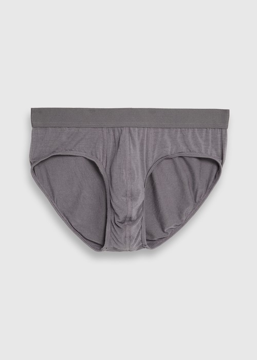 男款_莫代爾機能系列．腰帶三角內褲（岩岸灰）