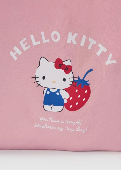 Hello Kitty系列．帆布袋(粉紅-Hello Kitty)