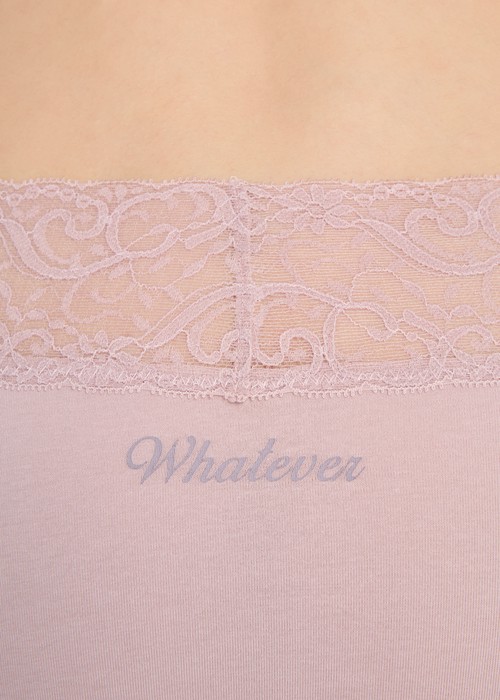 Girl Club．V蕾絲中腰三角內褲(罌粟粉-Whatever)