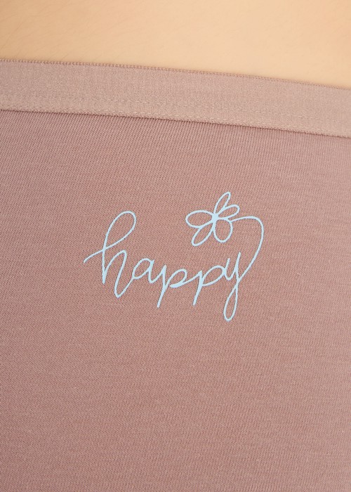 Slow Moments．高腰三角內褲（裸杏粉-Happy）