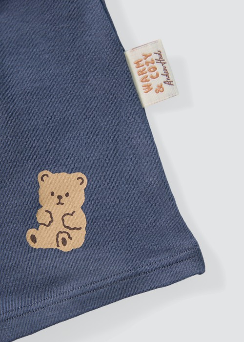 女童三入組_ 抗菌系列．舒適平口內褲(Teddy Bear)