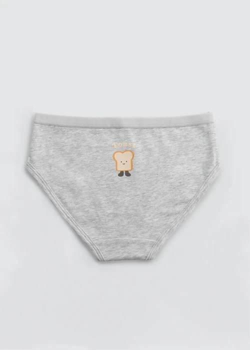 (3-Pack) Hygiene Series．Girls Brief Panty(Happy Bakery)