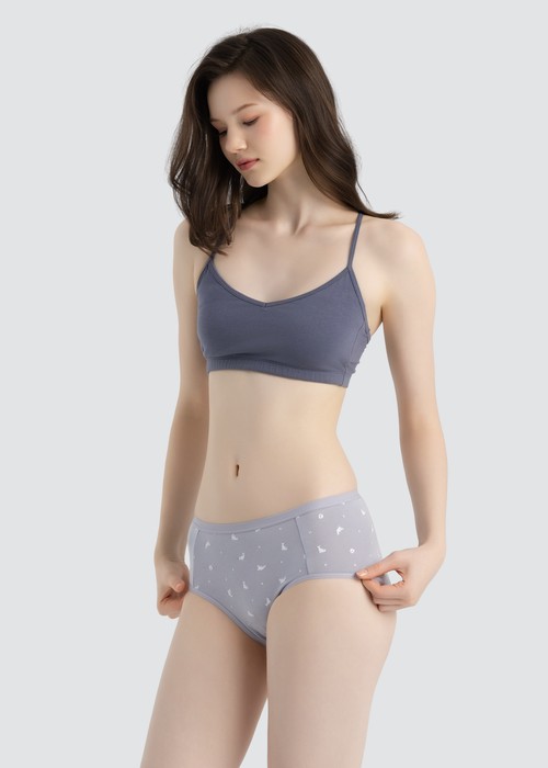 XXL Anniversary．High Rise Cotton Brief Panty（AH Baby Seal Pattern）
