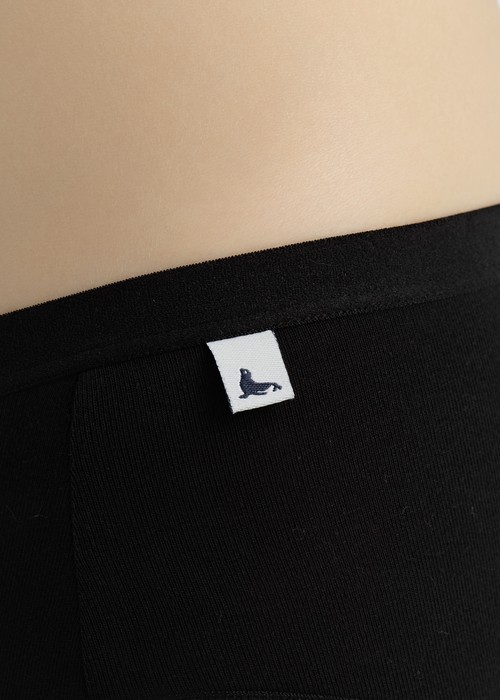 Special Day．Mid Rise Cotton Period Brief Panty（Black）