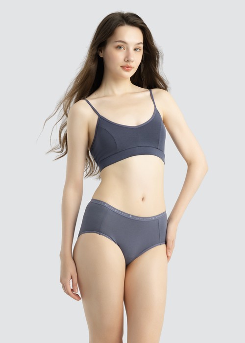 Special Day．High Rise Cotton Period Brief Panty（Folkstone Gray）