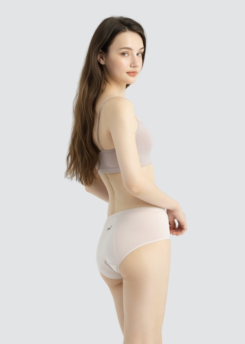 Special Day．High Rise Cotton Period Brief Panty（Hushed Violet）